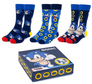 SADA 3 KS PONOŽKY SONIC, 36-41