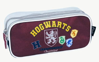 SET 6 KS DVOUKOMOROVÝ POUZDROVÝ PENÁL HARRY POTTER, set 6 ks