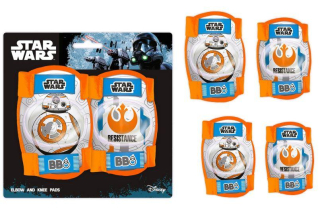 SADA 4 KS CHRÁNIČE KOLEN A LOKTŮ STAR WARS, uni