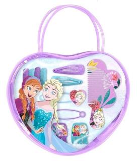 TOALETNÍ TAŠTIČKA S VLASOVÝMI DOPLŇKY FROZEN, uni