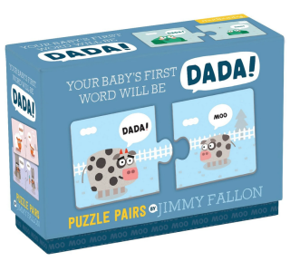 MUDPUPPY Puzzle Tvoje první slovo bude TÁTA! 10x2 dílků