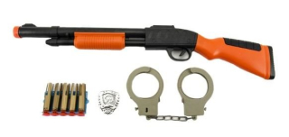 TEDDIES Policejní puška s náboji a pouty