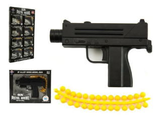 TEDDIES Pistole 11cm na měkké kuličky 1 ks (mix)