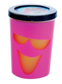 TEDDIES Sliz v kelímku s obličejem 1ks (mix)