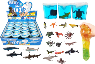 TEDDIES Sliz v kelímku s mořským zvířetem 1ks (mix)