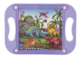 TEDDIES Labyrint: Kuličky na trpělivost Dinosauři 1 ks (mix)