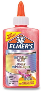 ELMER'S Metalické lepidlo 147ml růžové