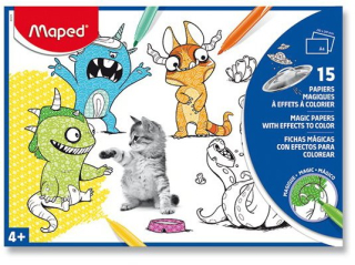 MAPED Magické omalovánky modré