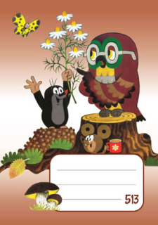 BOBO BLOK Školní sešit 513 Krtek