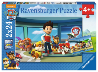 RAVENSBURGER Puzzle Tlapková patrola: Čmuchalové 2x24 dílků