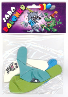 Nafukovací balónky - ZOO 4 ks