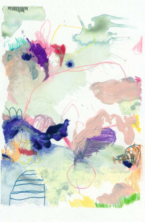 RAVENSBURGER Puzzle Moment: Barevný šplíchanec 200 dílků