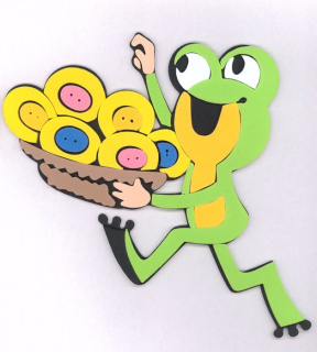 SPARKYS Pěnová dekorace Žabka