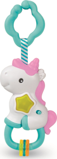 CLEMENTONI BABY Interaktivní chrastítko Kouzelný jednorožec