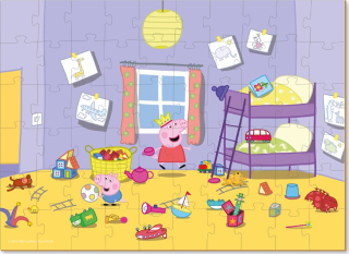DODO Puzzle Prasátko Peppa: Zábava na sluníčku 60 dílků