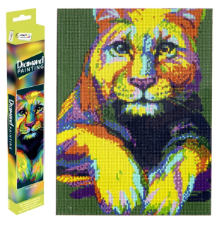 GRAFIX Diamantové malování Panter 40x50cm