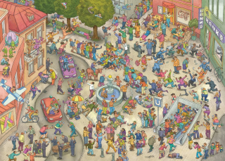 HEYE Puzzle Zombíci v pohybu 1000 dílků