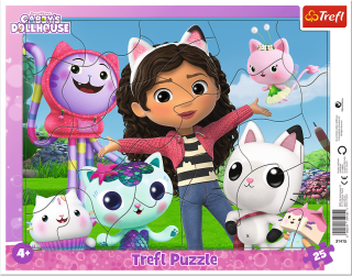 TREFL Puzzle Gábinin kouzelný domek 25 dílků