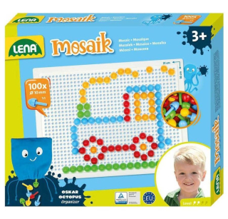 LENA Barevná kloboučková mozaika 100ks