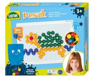 LENA Barevná kloboučková mozaika 80ks