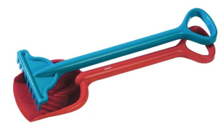 Lopata a hrábě - 56 cm (mix)