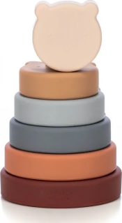 Free2PLAY Silikonová skládací věž Medvídci