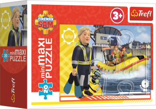 TREFL Puzzle Požárník Sam: Na vodě 20 dílků