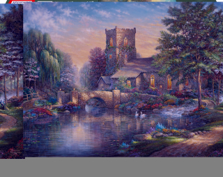 SCHMIDT Puzzle Kaplička ve vrbovém lese 1000 dílků
