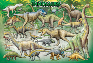 EUROGRAPHICS Puzzle Dinosauři 100 dílků