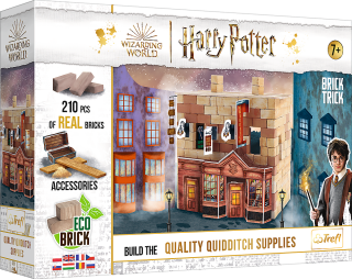 TREFL BRICK TRICK Harry Potter: Prvotřídní potřeby pro famfrpál M 210 dílů