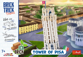 TREFL BRICK TRICK Travel: Šikmá věž v Pise L 260 dílů
