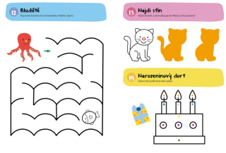 Dřevěná vkládačka Treflíci a medvídek