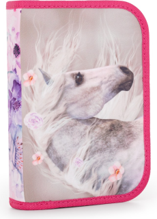 Penál 1 p. 2 chlopně, prázdný kůň romantic