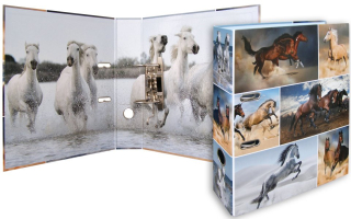 HERMA Pořadač pákový A4 7cm Koně