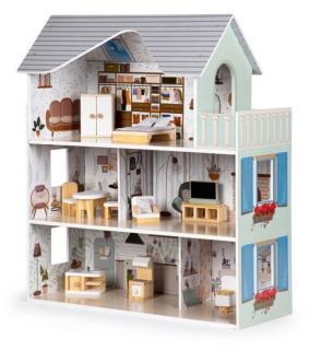 ECOTOYS Domeček pro panenky Emma