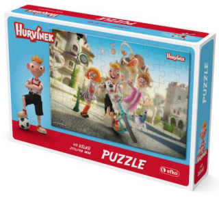 EFKO Puzzle Hurvínek a kouzelné muzeum: Veselá parta 60 dílků
