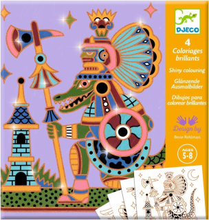 DJECO Třpytivé omalovánky - Egypt