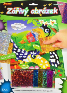 ARTLOVER Zářivý obrázek Tukani 20x25cm