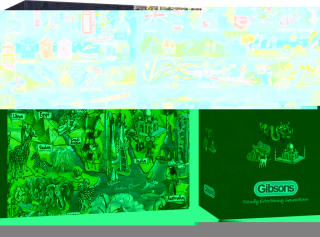 GIBSONS Puzzle Symboly Velké Británie 1000 dílků