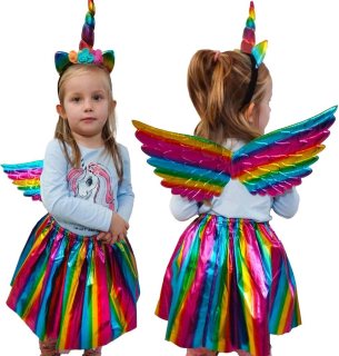 KIK Stříbrný jednorožec kostým