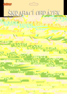 ARTLOVER Škrabací obrázky zlaté - sada 6ks