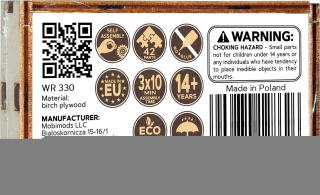 WOODEN CITY 3D puzzle mini sada Widgets: Historická vozidla 35 dílků